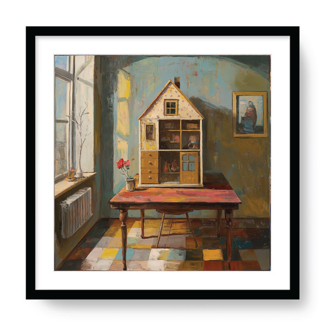 Doll House Framed
